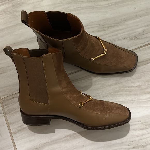 TORY BURCH Equestrian link Chelsea boot - Picture 4 of 5